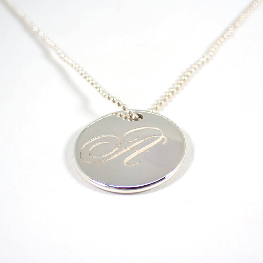 【中古】TIFFANY/ティファニー/Ag925/イニシャル/A/ペンダント/ネックレス/j147-75