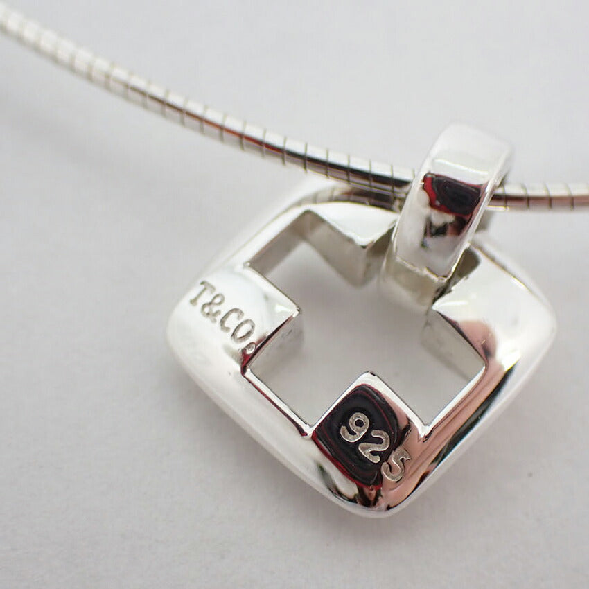 【中古】TIFFANY/ティファニー 925 オープンクロス ペンダント/j147-78