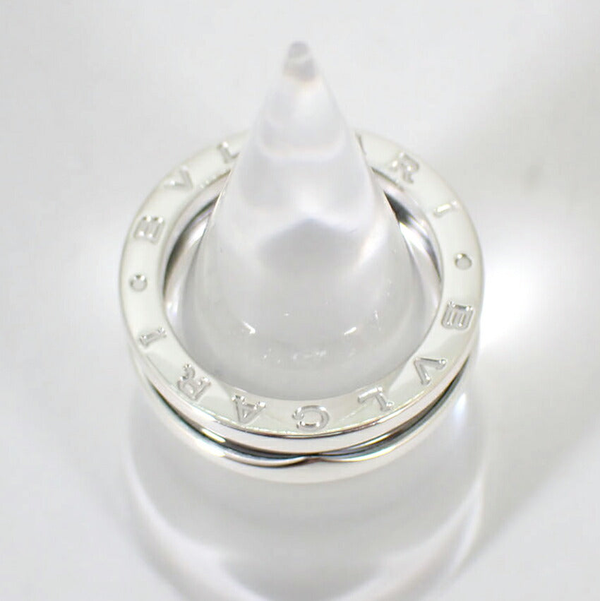 【中古】BVLGARI/ブルガリ 925/セラミック B-Zero1 セーブザチルドレン リング/12.5号/j148-81