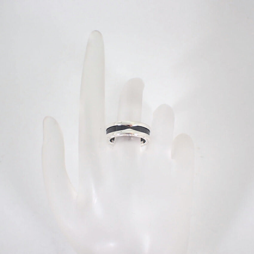 【中古】BVLGARI/ブルガリ 925/セラミック B-Zero1 セーブザチルドレン リング/12.5号/j148-81