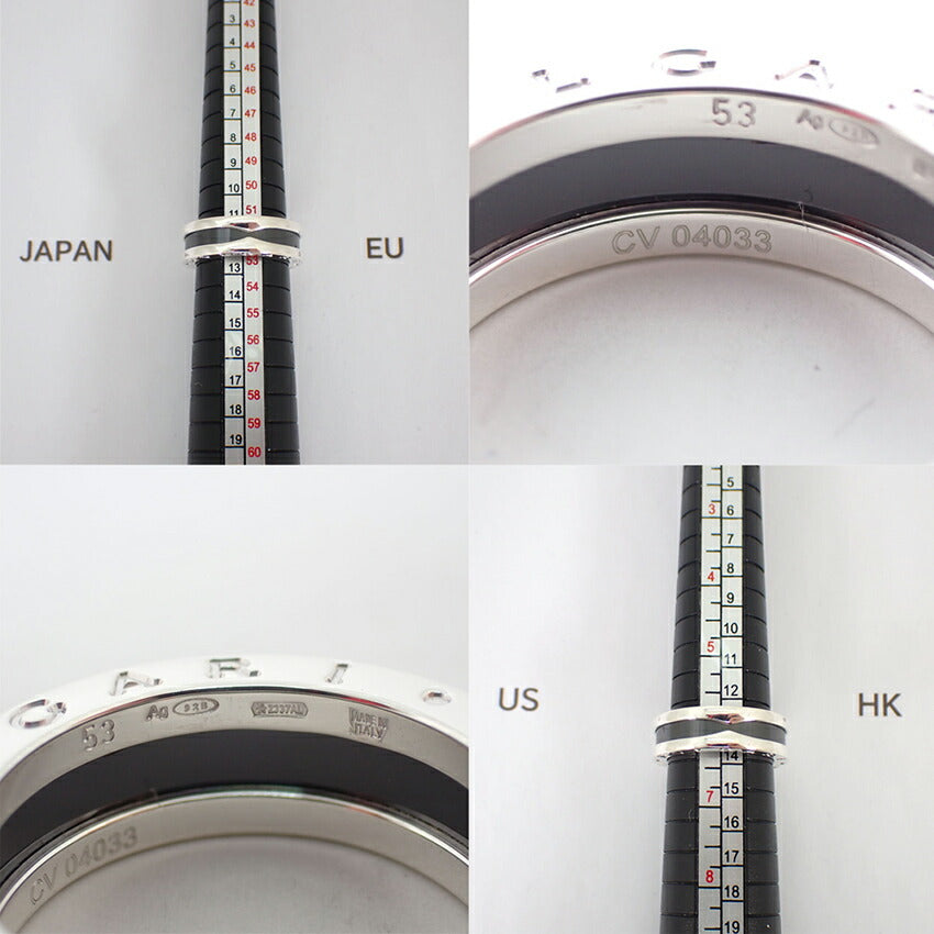 【中古】BVLGARI/ブルガリ 925/セラミック B-Zero1 セーブザチルドレン リング/12.5号/j148-81