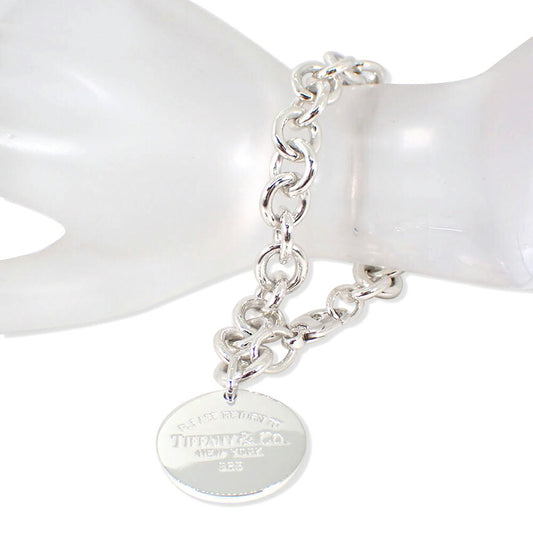 【中古】TIFFANY/ティファニー 925 リターントゥティファニー ラウンドタグ ブレスレット/j148-85