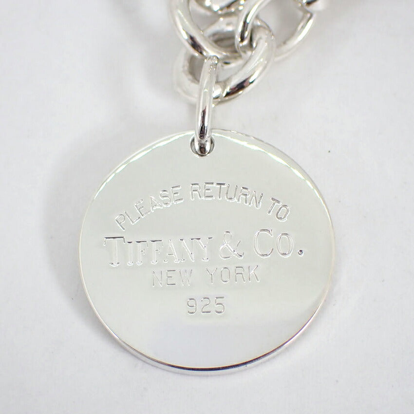 【中古】TIFFANY/ティファニー 925 リターントゥティファニー ラウンドタグ ブレスレット/j148-85