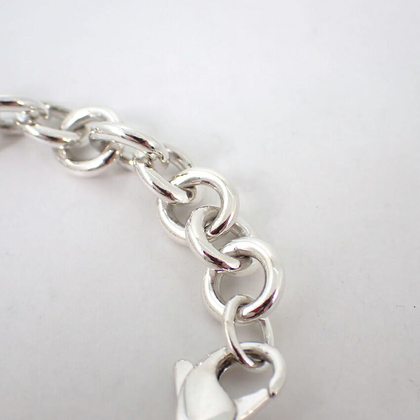 【中古】TIFFANY/ティファニー 925 リターントゥティファニー ラウンドタグ ブレスレット/j148-85
