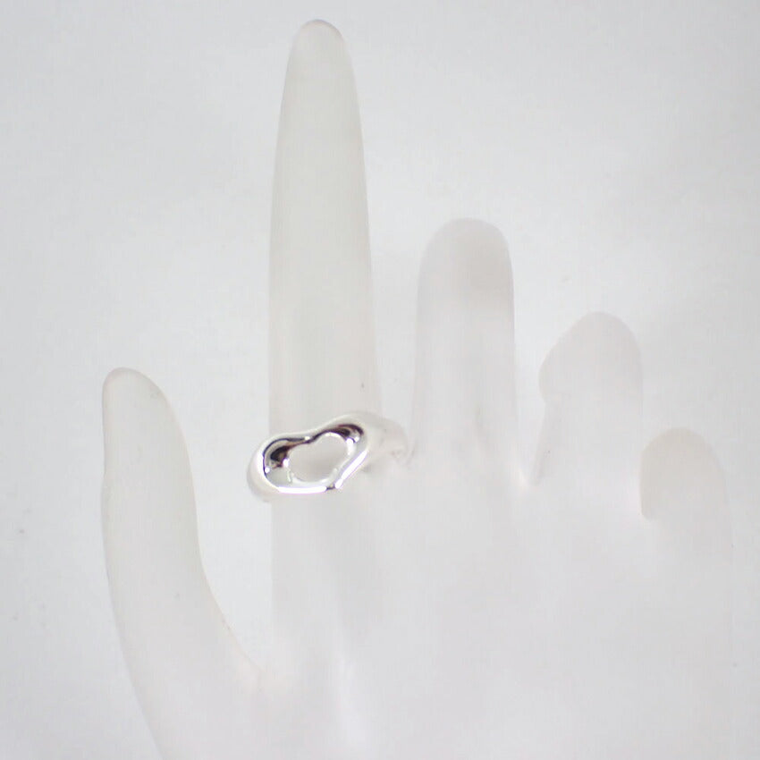 【中古】TIFFANY/ティファニー 925 オープンハート エルサ・ペレッティ リング /12号/j148-86