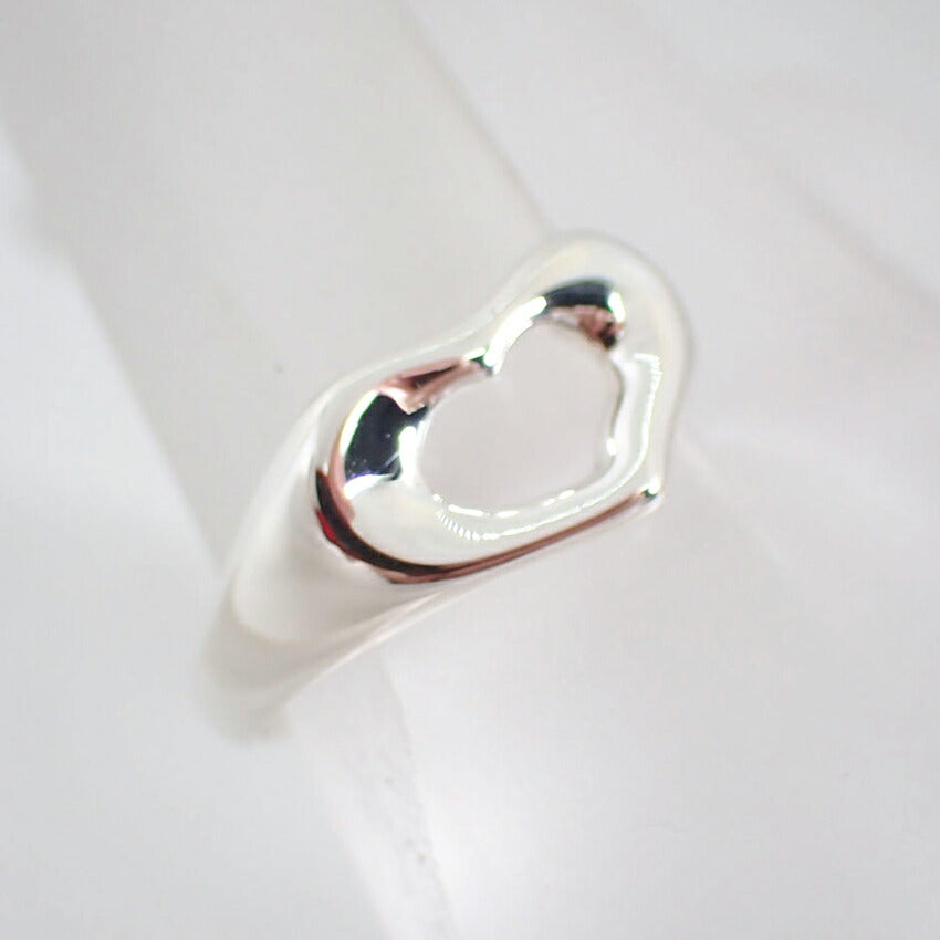 【中古】TIFFANY/ティファニー 925 オープンハート エルサ・ペレッティ リング /12号/j148-86
