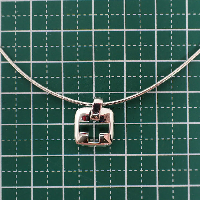 【中古】TIFFANY/ティファニー 925 オープンクロス ペンダント/j148-89
