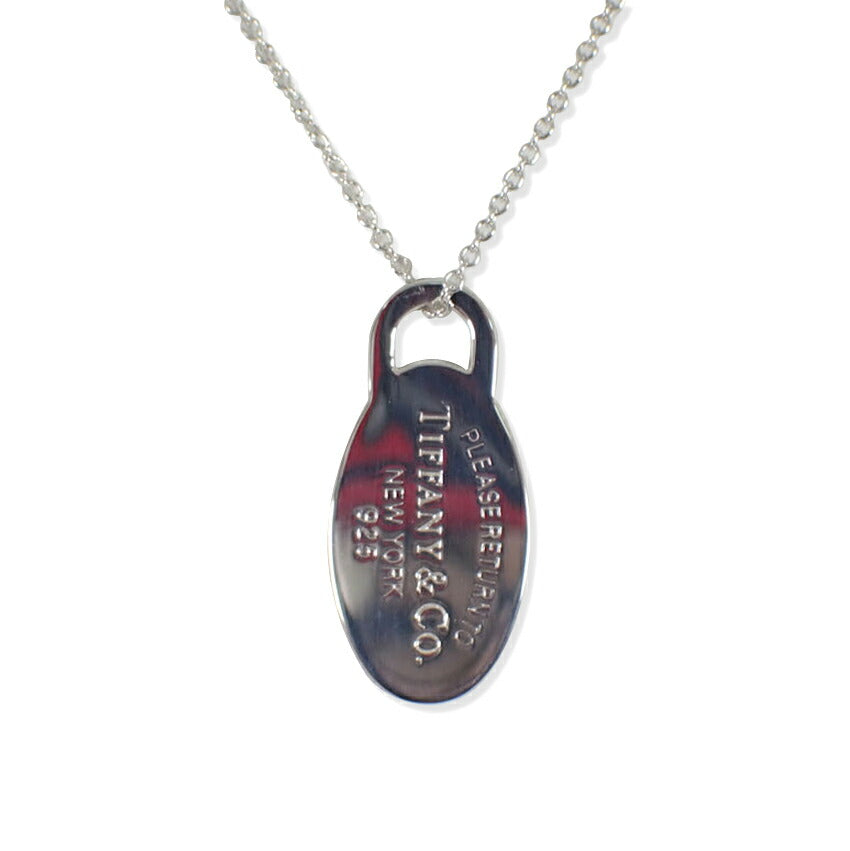 【中古】TIFFANY/ティファニー 925 リターントゥティファニー オーバルタグ ペンダント/j149-94