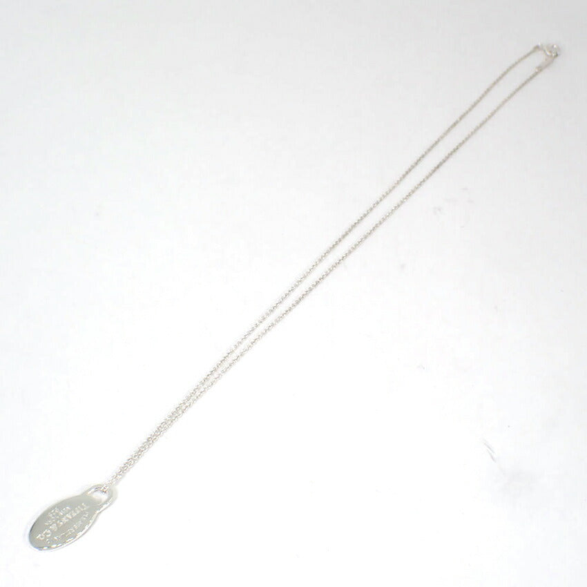 【中古】TIFFANY/ティファニー 925 リターントゥティファニー オーバルタグ ペンダント/j149-94