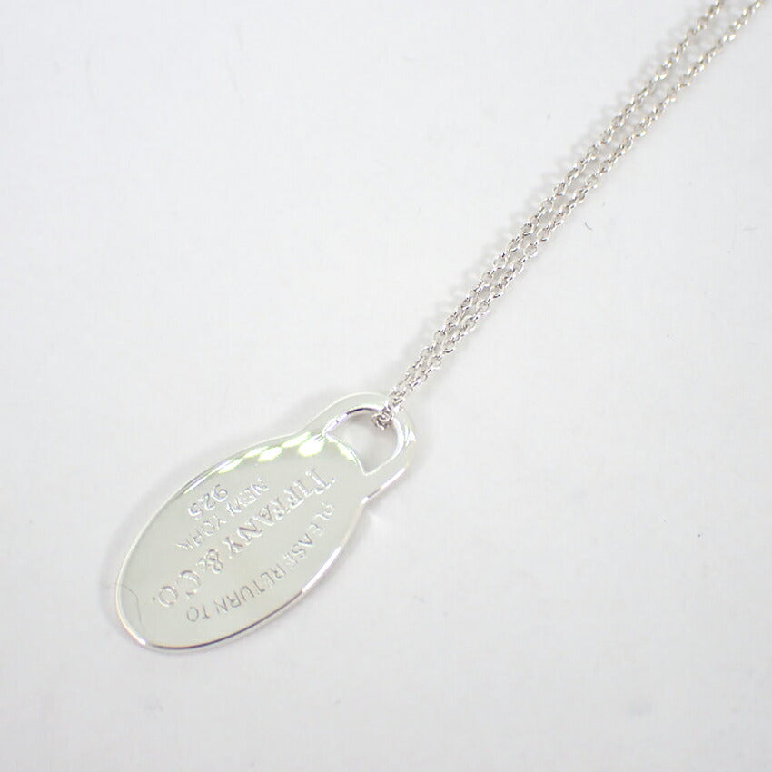 【中古】TIFFANY/ティファニー 925 リターントゥティファニー オーバルタグ ペンダント/j149-94