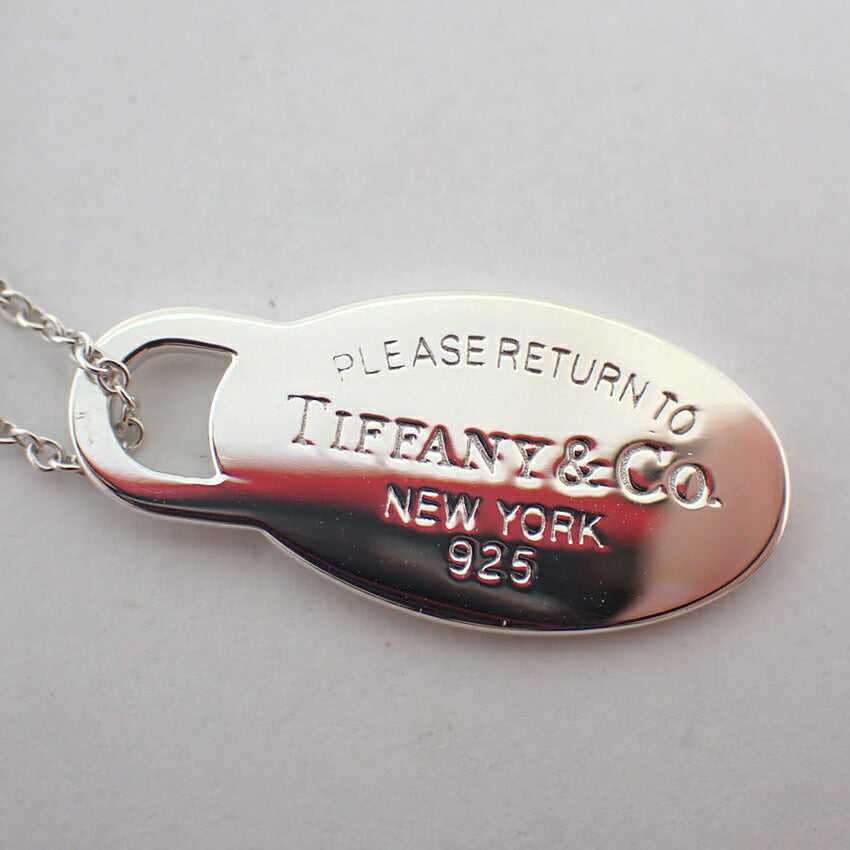 【中古】TIFFANY/ティファニー 925 リターントゥティファニー オーバルタグ ペンダント/j149-94