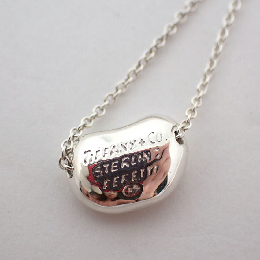【中古】TIFFANY/ティファニー 925 ビーン ペンダント/ネックレス/j149-97
