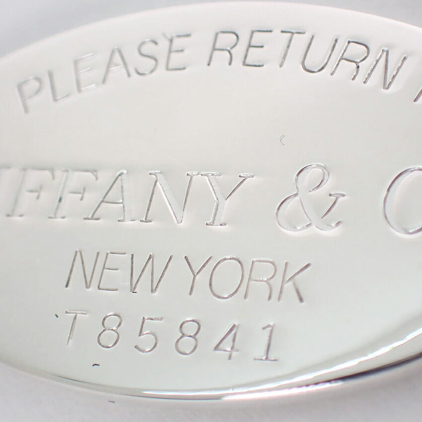 【中古】TIFFANY/ティファニー 925 リターントゥティファニー オーバルタグ ロング ネックレス/j151-42