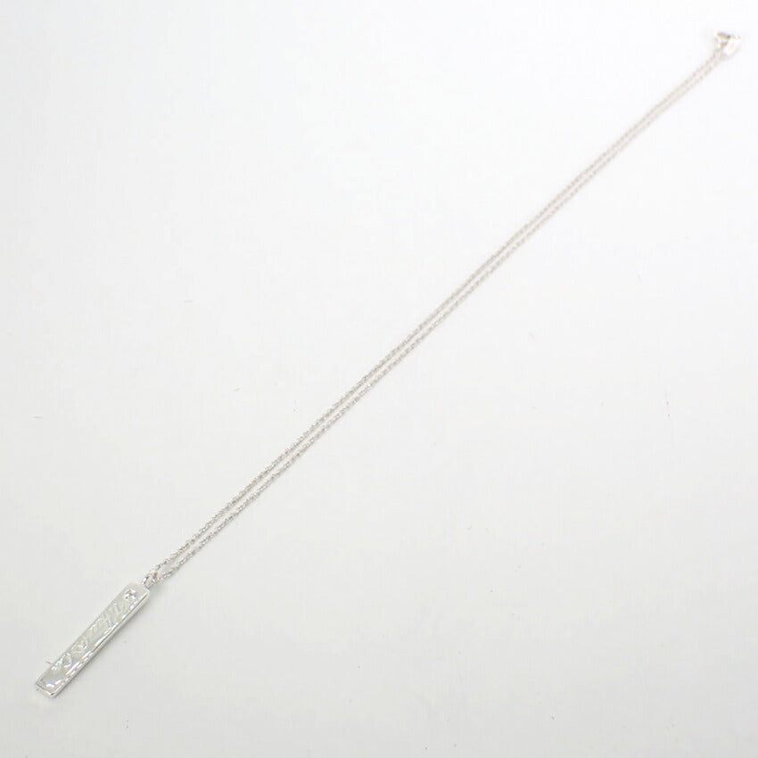 【中古】TIFFANY/ティファニー 925 ノーツ ダイヤモンド ペンダント/ネックレス/j151-47