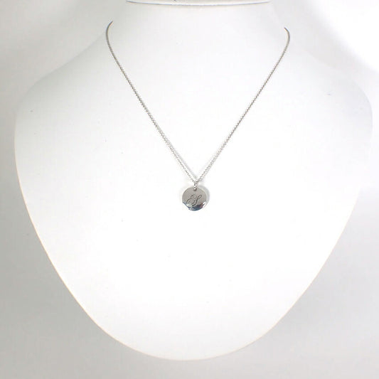 【中古】TIFFANY/ティファニー 925 イニシャル S  ロング ペンダント/ネックレス/j151-48
