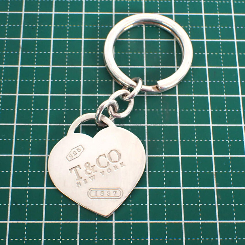 【中古】TIFFANY/ティファニー 925 1837 キーリング/キーホルダー/j152-22