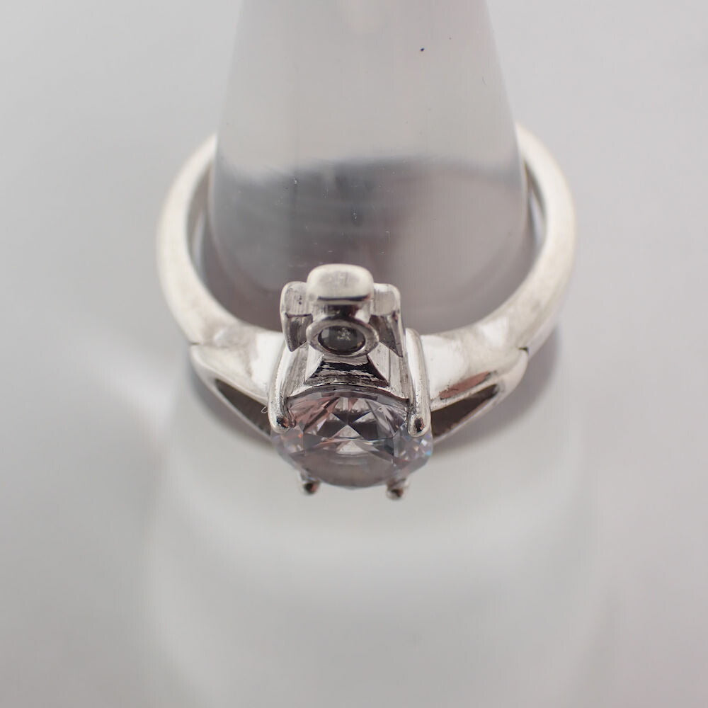 【中古】Vivienne Westwood/ヴィヴィアンウエストウッド 無色透明 ピンキーリング/5号/j152-29
