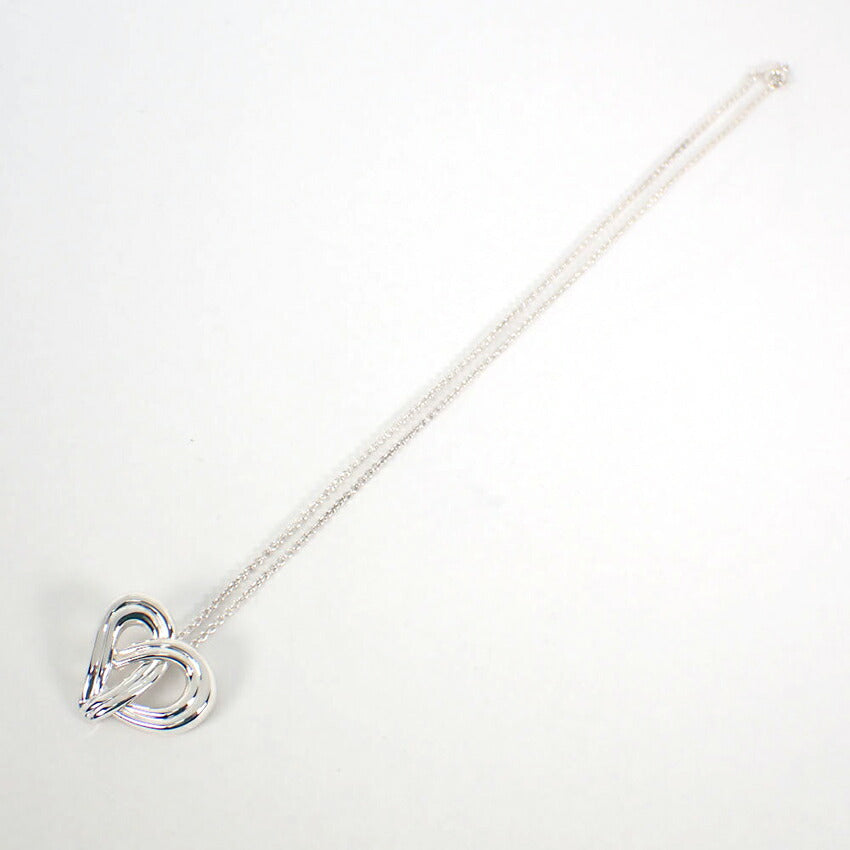 【中古】TIFFANY/ティファニー 925 ヴィンテージ ハート ペンダント/ネックレス/j153-4