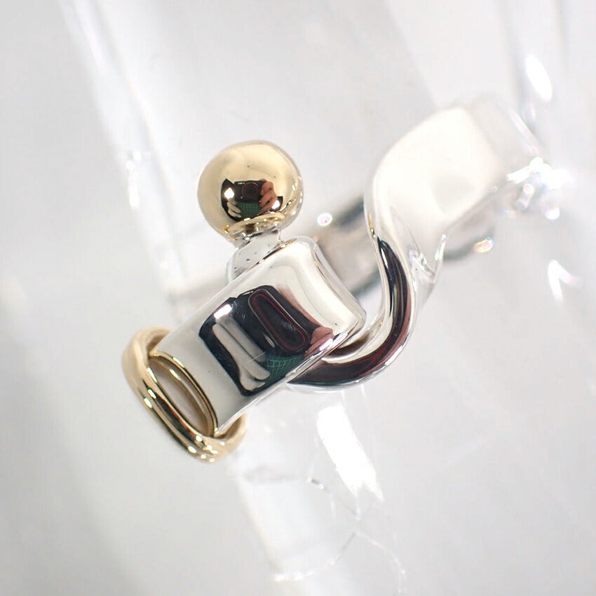 【中古】TIFFANY/ティファニー 925/750 フック＆アイ  リング /12.5号/j154-30
