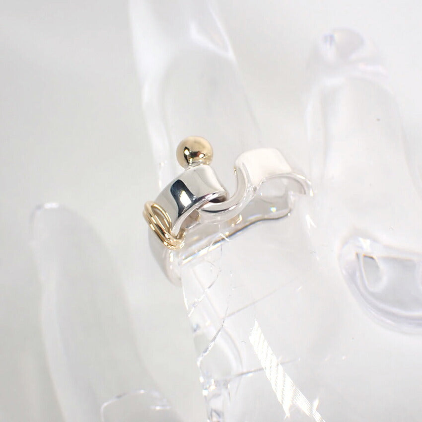 【中古】TIFFANY/ティファニー 925/750 フック＆アイ  リング /12.5号/j154-30