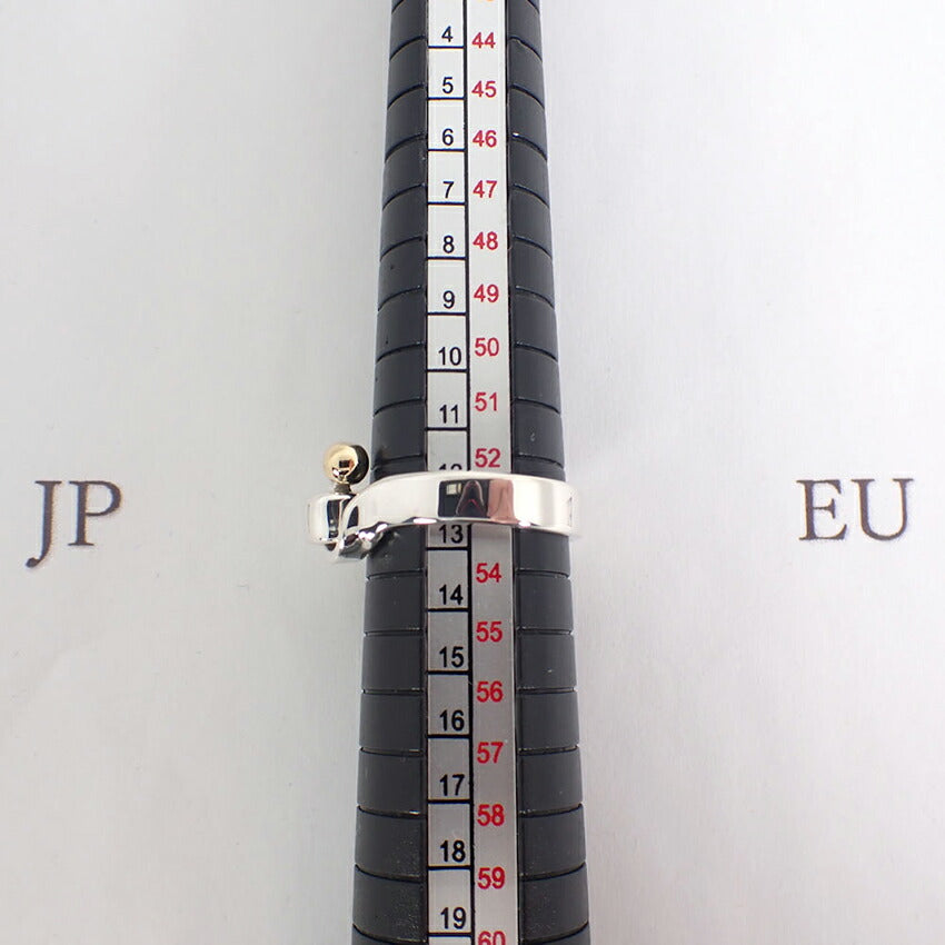 【中古】TIFFANY/ティファニー 925/750 フック＆アイ  リング /12.5号/j154-30