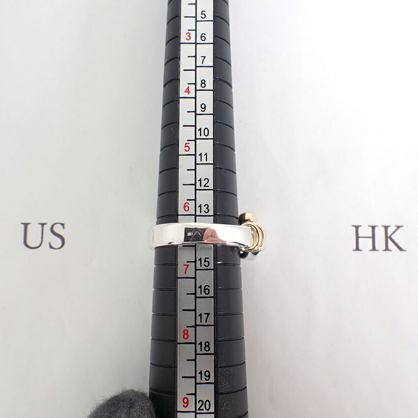 【中古】TIFFANY/ティファニー 925/750 フック＆アイ  リング /12.5号/j154-30