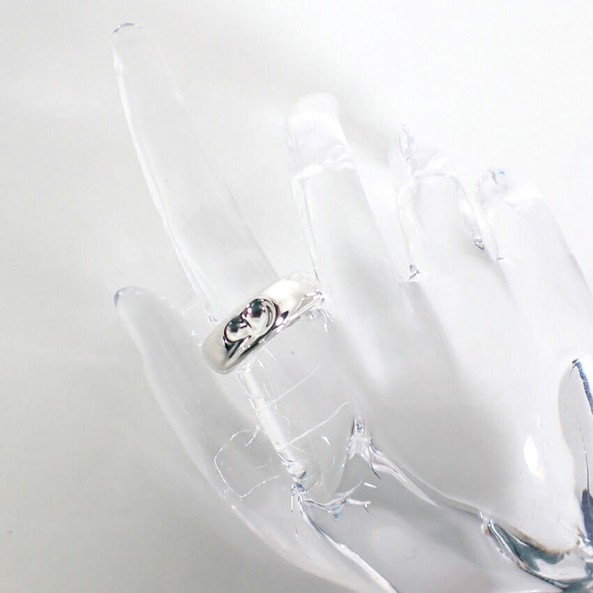 【中古】TIFFANY/ティファニー 925 カーブドハート リング /14号/j154-37