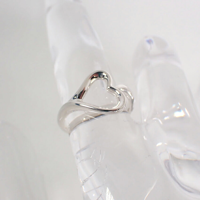 【中古】TIFFANY/ティファニー 925 オープンハート リング /10号/j154-38