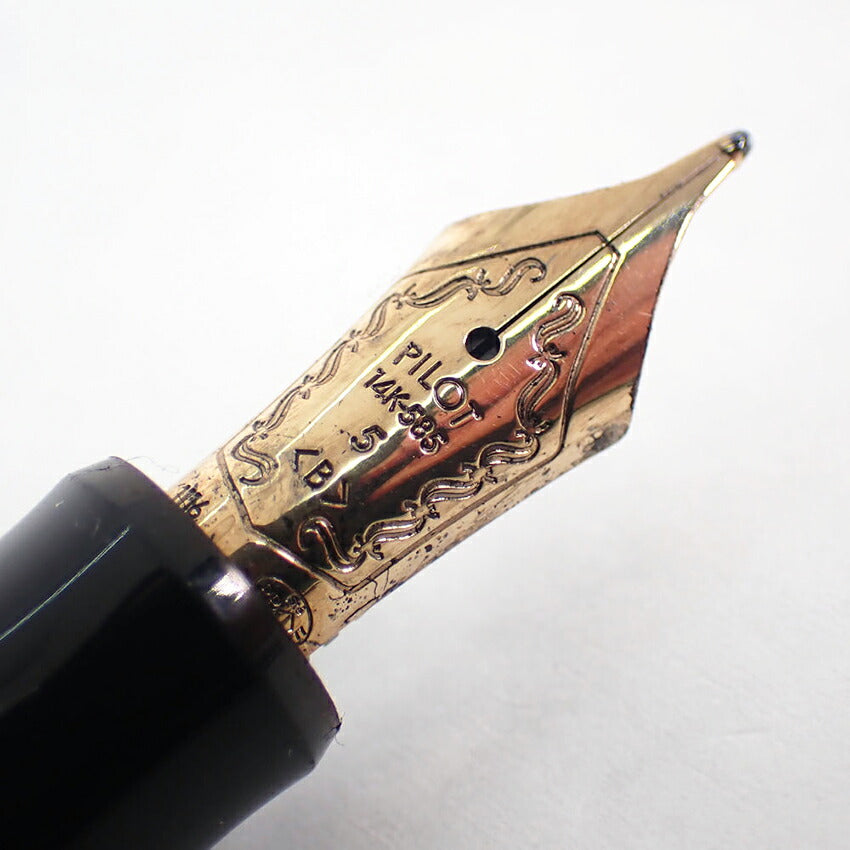 【中古】PILOT/万年筆/黒×ゴールド/ペン先14金/j155-31