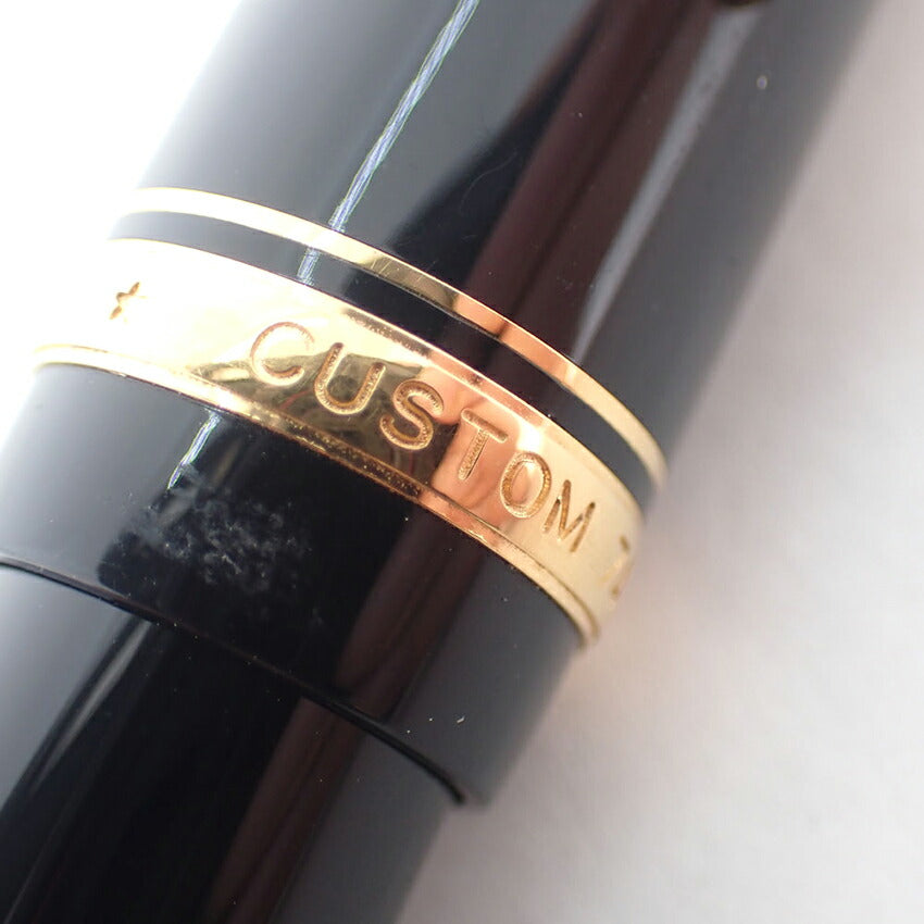 【中古】PILOT/万年筆/黒×ゴールド/ペン先14金/j155-31