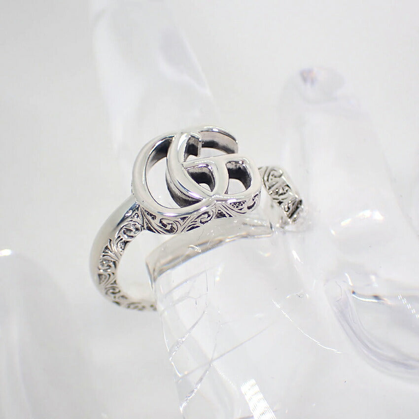 【中古】GUCCI/グッチ/925/ダブルGアラベスク/リング/18号/j155-35