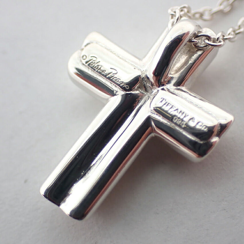 【中古】TIFFANY/ティファニー/925/テンダネスハートクロス/ペンダント/ネックレス/j155-39