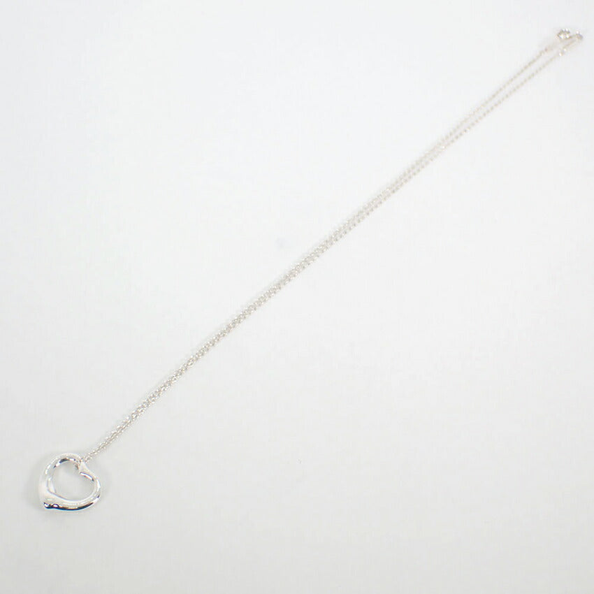 【中古】TIFFANY/ティファニー 925 オープンハート ペンダント/ネックレス/j156-43