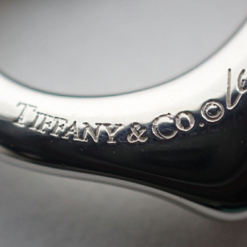 【中古】TIFFANY/ティファニー 925 オープンハート ペンダント/ネックレス/j156-43