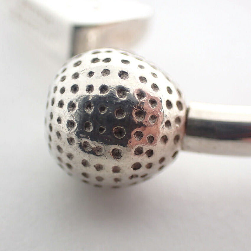 【中古】TIFFANY/ティファニー 925 ゴルフ キーリング/j161-30