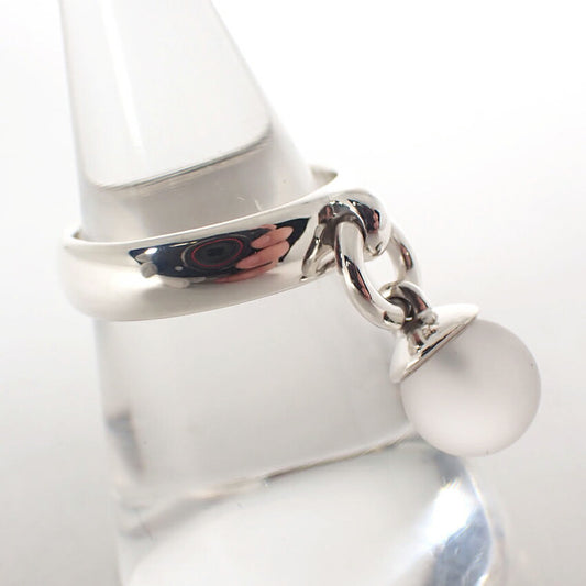 【中古】TIFFANY/ティファニー 925 ボールダングル フロストクォーツ リング /13号/j161-34