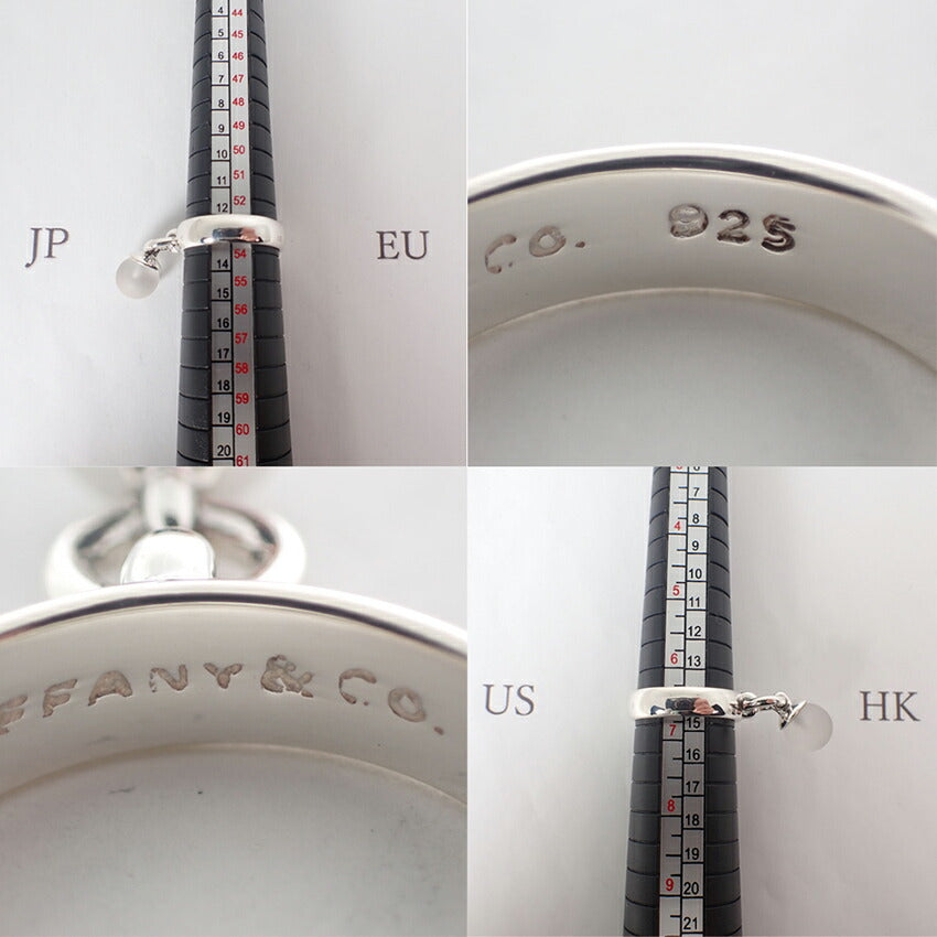 【中古】TIFFANY/ティファニー 925 ボールダングル フロストクォーツ リング /13号/j161-34
