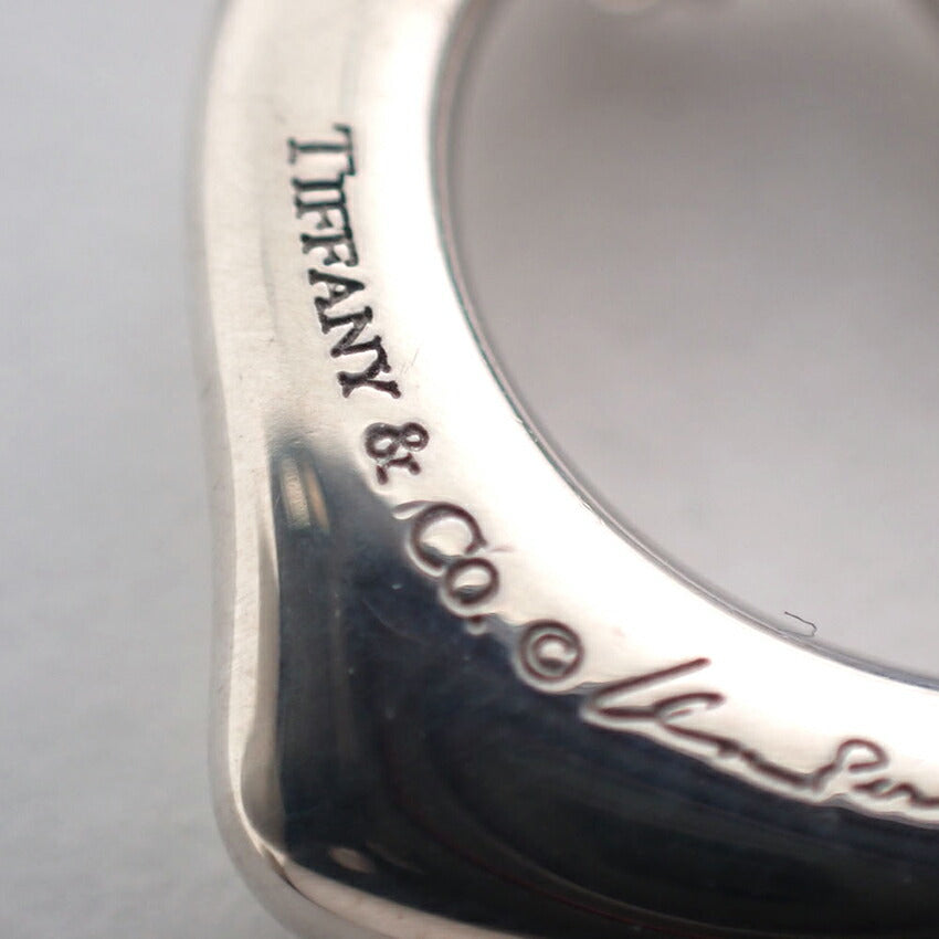 【中古】TIFFANY/ティファニー 925 オープンハート ペンダント/ネックレス/j161-37