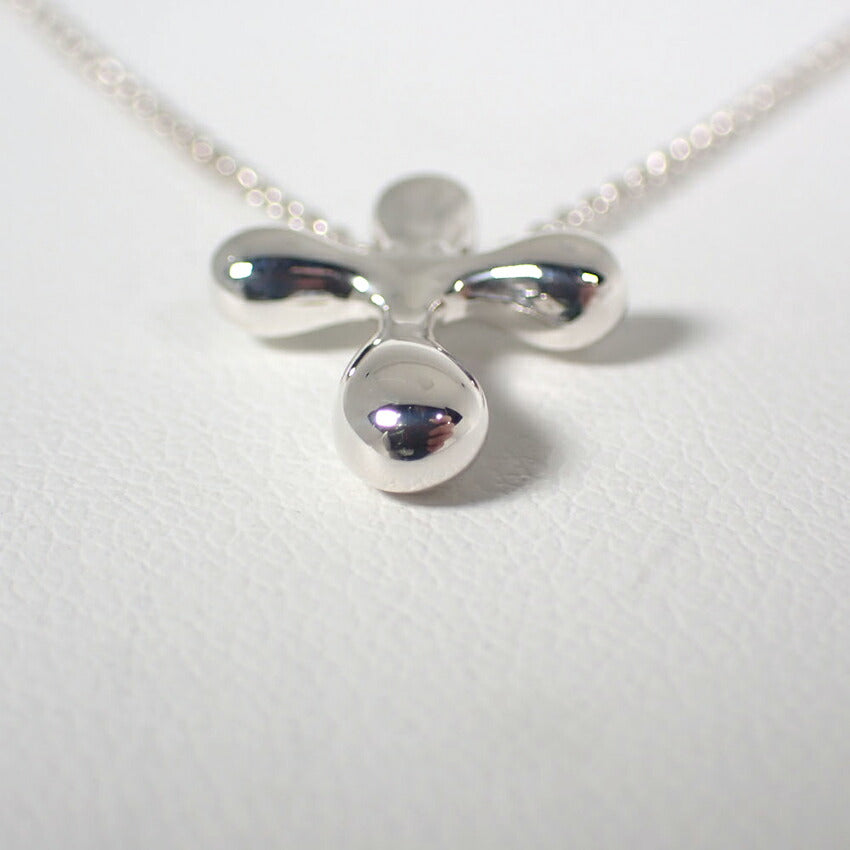 【中古】TIFFANY/ティファニー 925 ティアドロップ スモールクロス ペンダント/ネックレス/j161-38
