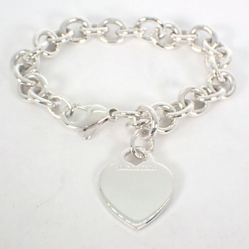 【中古】TIFFANY/ティファニー 925 ハートタグ ブレスレット/j162-52