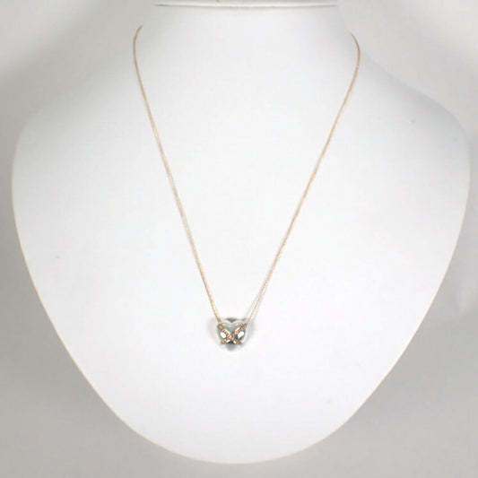 【中古】TIFFANY/ティファニー 925/14K ハート ペンダント/ネックレス/j162-53