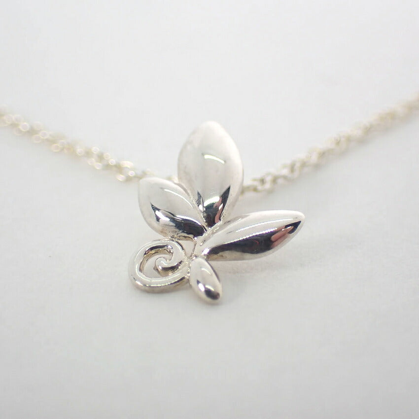 【中古】TIFFANY/ティファニー 925 オリーブリーフ ペンダント/ネックレス/j162-57