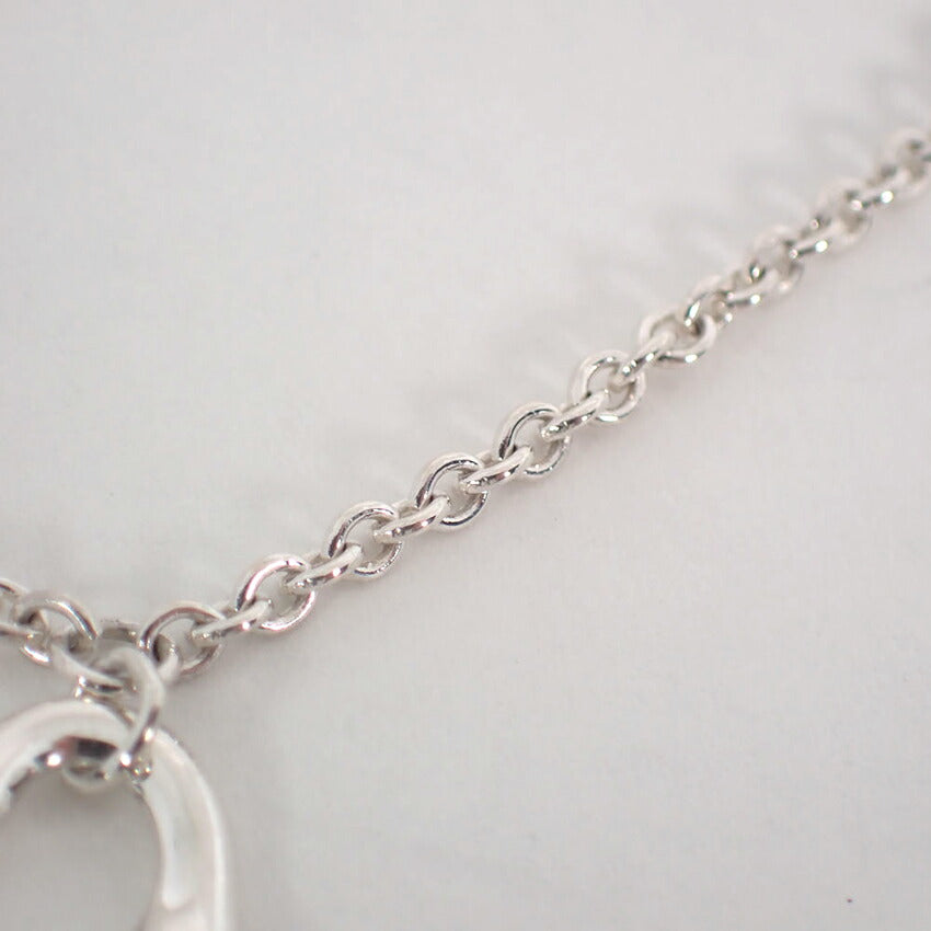 【中古】TIFFANY/ティファニー 925 オープンハート ブレスレット/j163-62