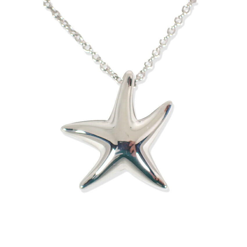 【中古】TIFFANY/ティファニー 925 スターフィッシュ ペンダント/ネックレス/j163-63