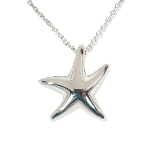 【中古】TIFFANY/ティファニー 925 スターフィッシュ ペンダント/ネックレス/j163-63