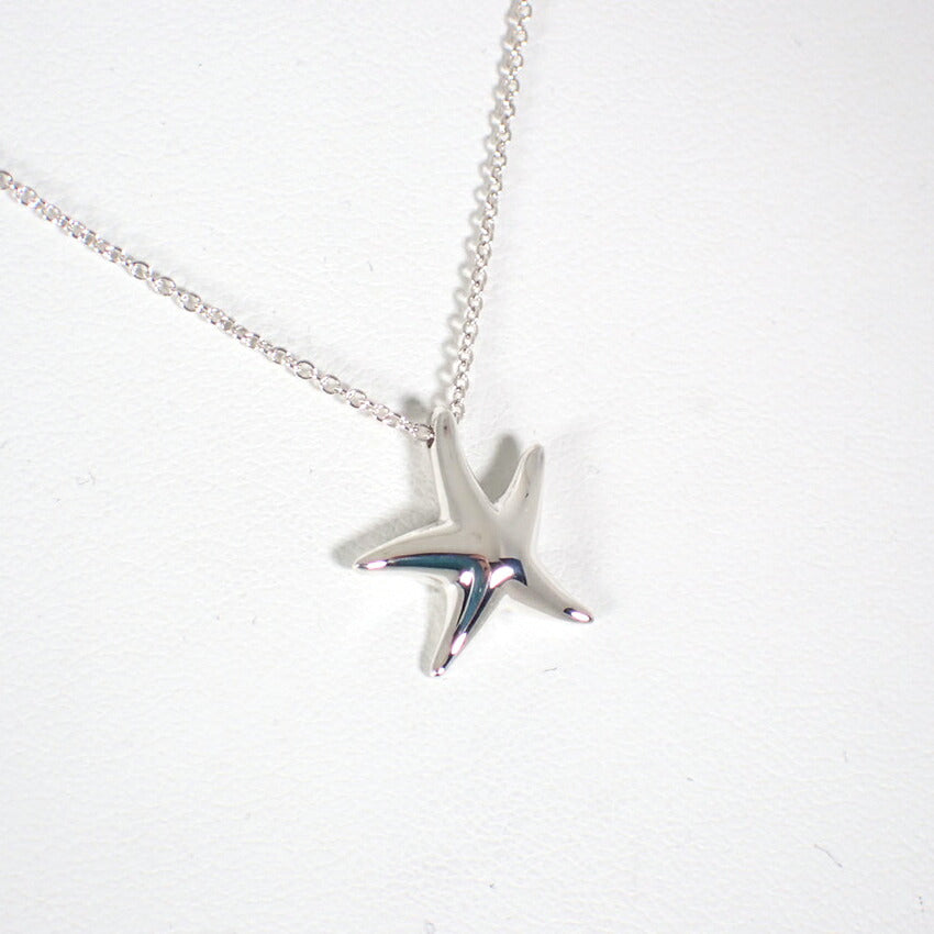 【中古】TIFFANY/ティファニー 925 スターフィッシュ ペンダント/ネックレス/j163-63