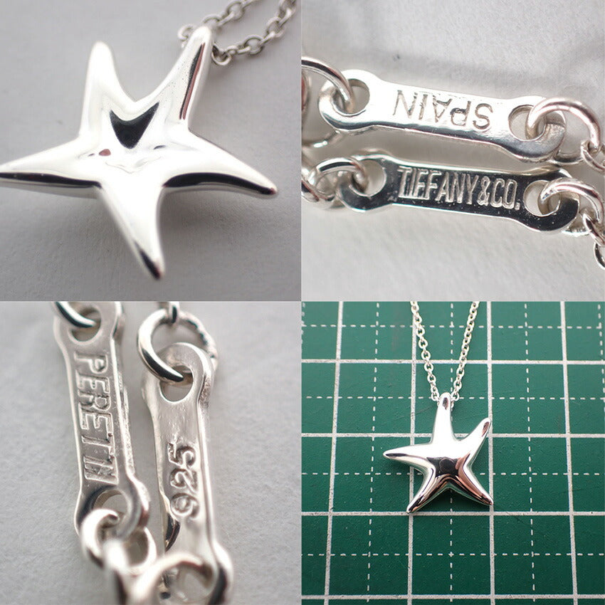 【中古】TIFFANY/ティファニー 925 スターフィッシュ ペンダント/ネックレス/j163-63