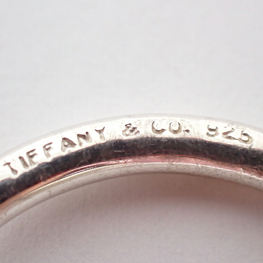 【中古】TIFFANY/ティファニー 925 リターントゥオーバルタグ キーリング/j164-8