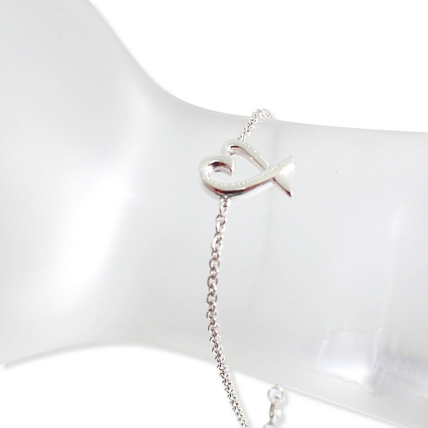 【中古】TIFFANY/ティファニー 925 ラビングハート ブレスレット/j165-11