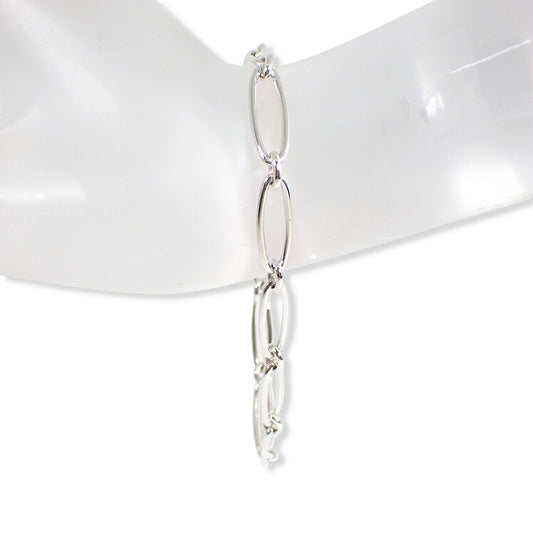 【中古】TIFFANY/ティファニー 925  オーバルリンク チェーン ブレスレット/j165-3